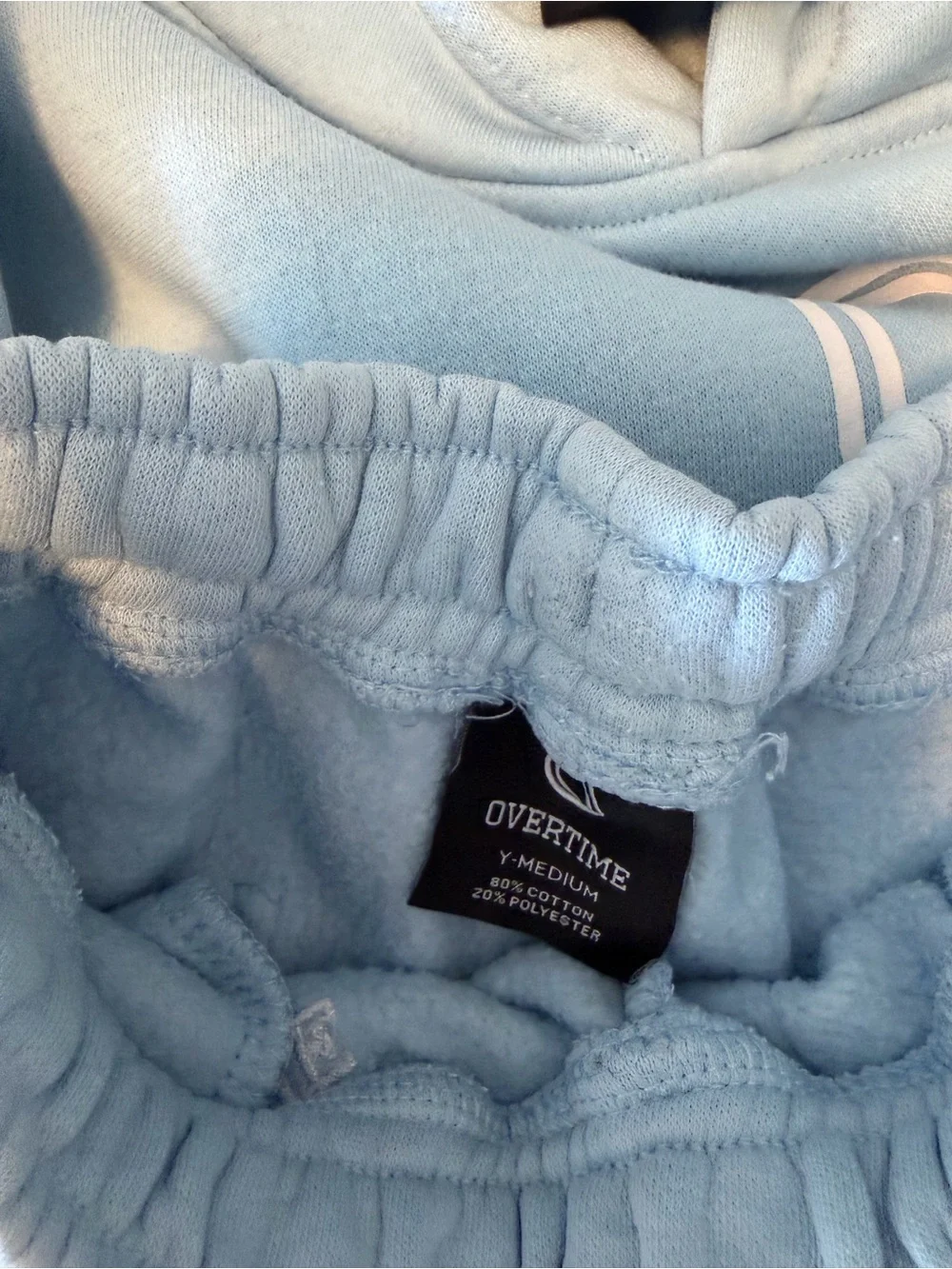 Kids Light Blue Hoodie and Sweatpants Set